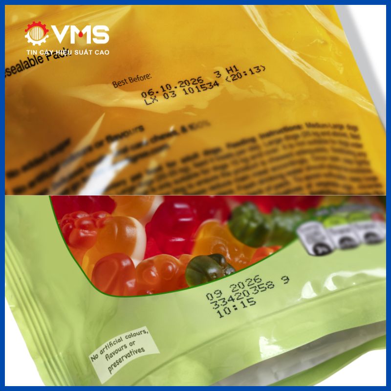 In date trên bao bì thực phẩm