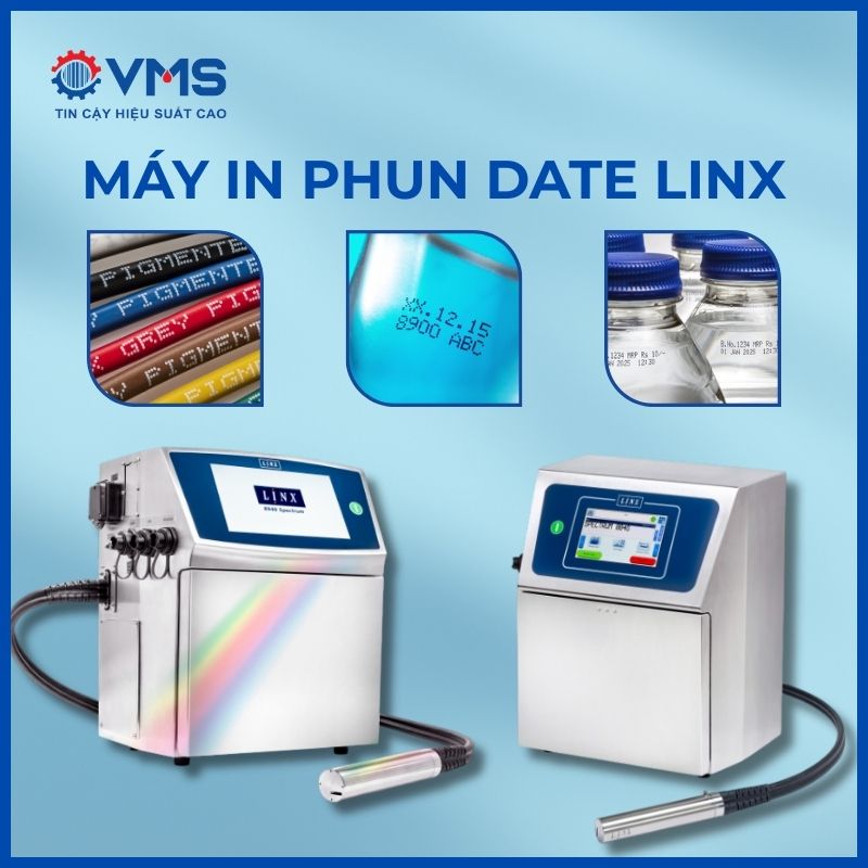 Máy in phun date tự động