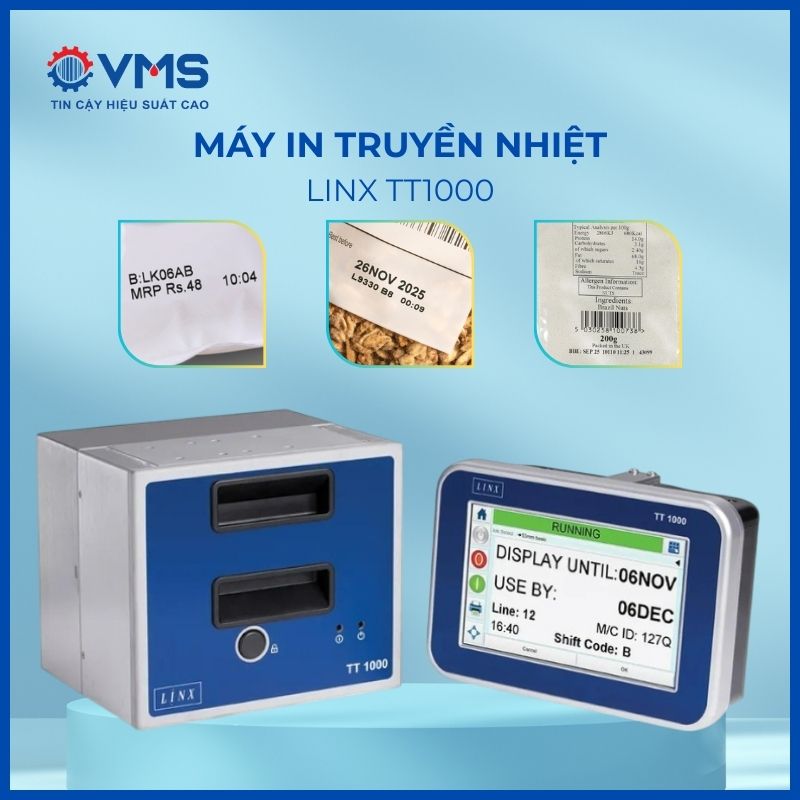 Máy in truyền nhiệt Linx TT1000
