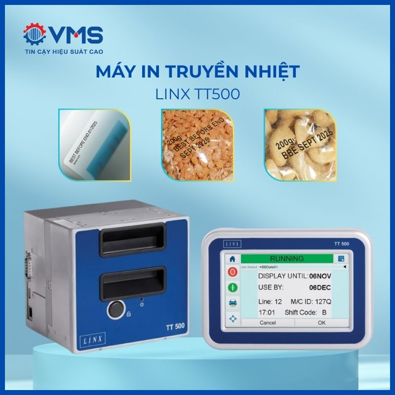 Máy in truyền nhiệt (ruy băng) Linx TT500