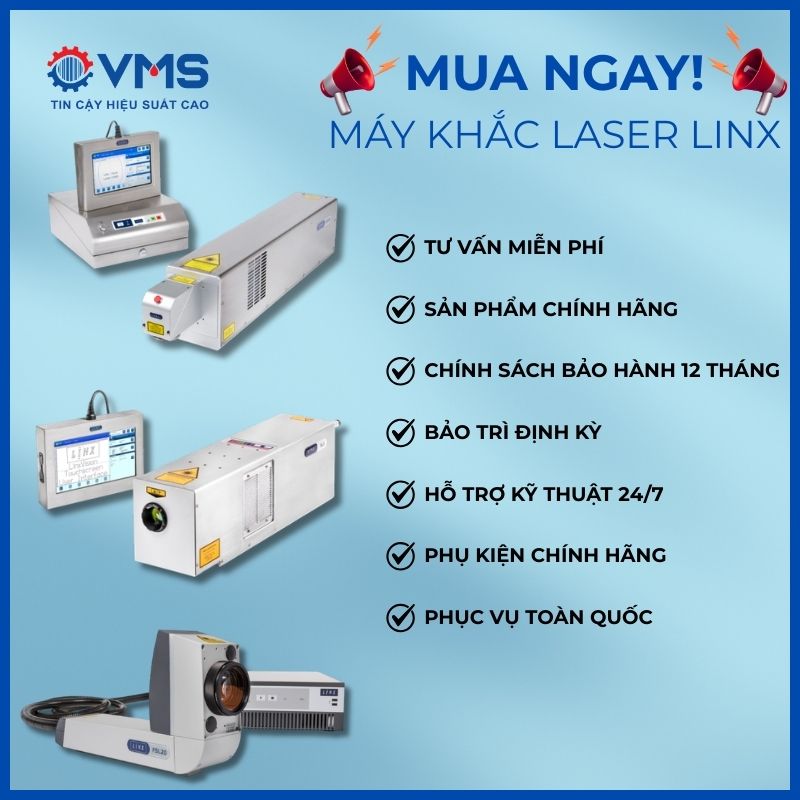 Quyền lợi khi mua máy khắc laser chính hãng Linx