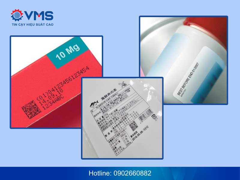 Các mẫu in của máy in date trên thị trường hiện nay