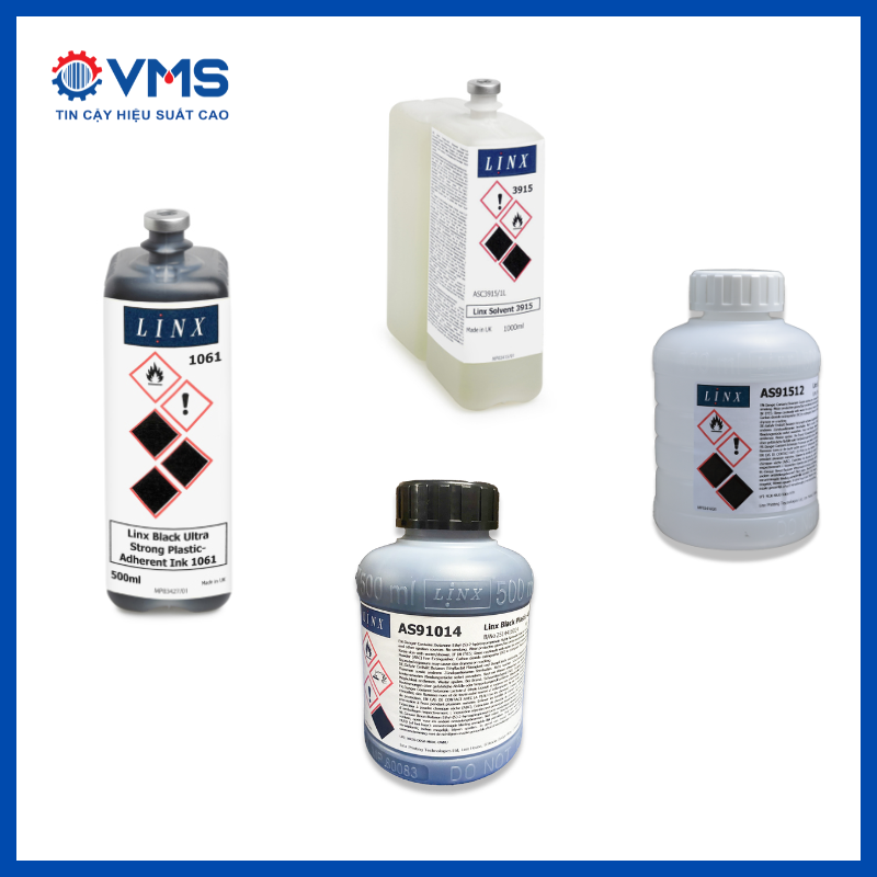 Mực in, dung môi máy in phun Linx