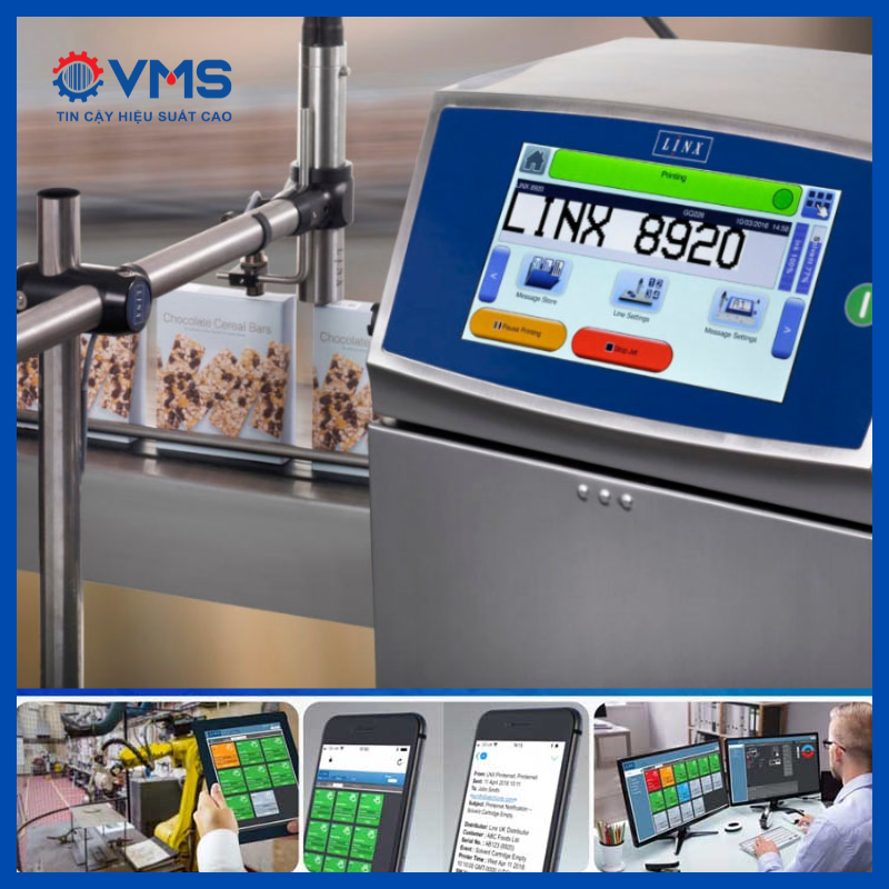 Tính năng quản lý từ xa của máy in Linx 89xx