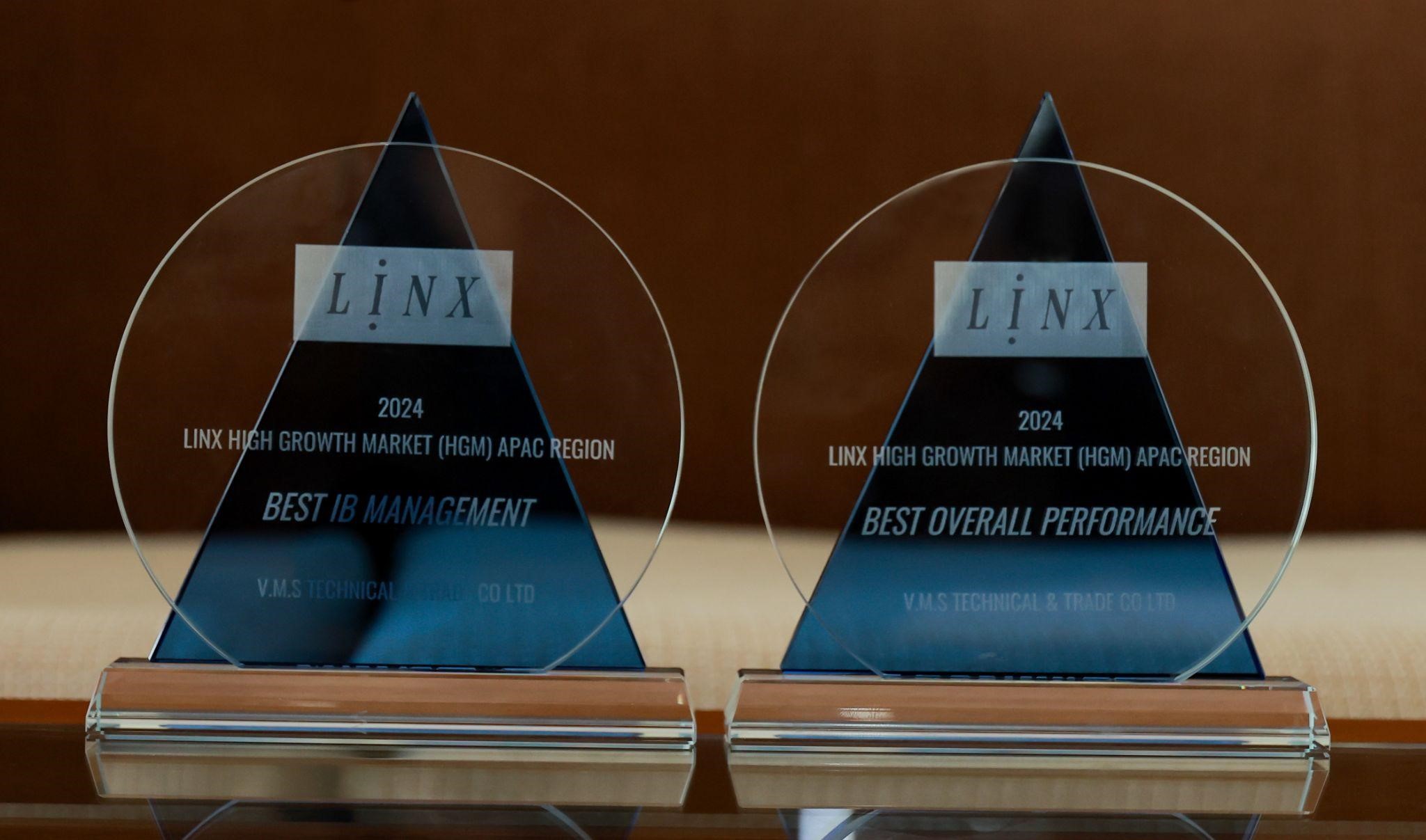 VMS với hai danh hiệu Best IB Management & Best Overall Performance từ Linx