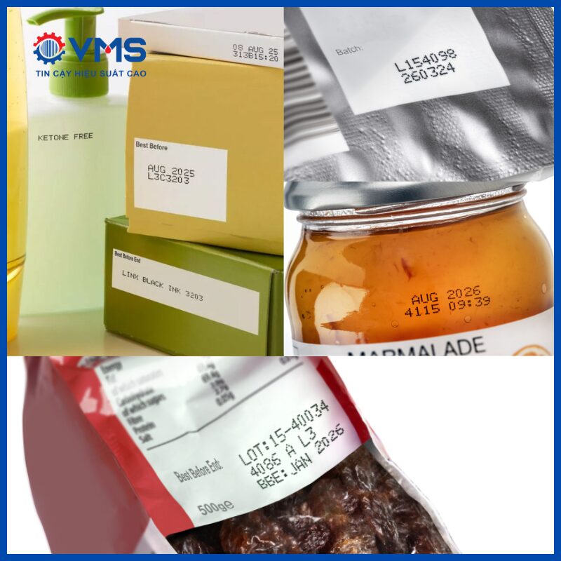 Máy in phun CIJ in đa dạng trên nhiều chất liệu