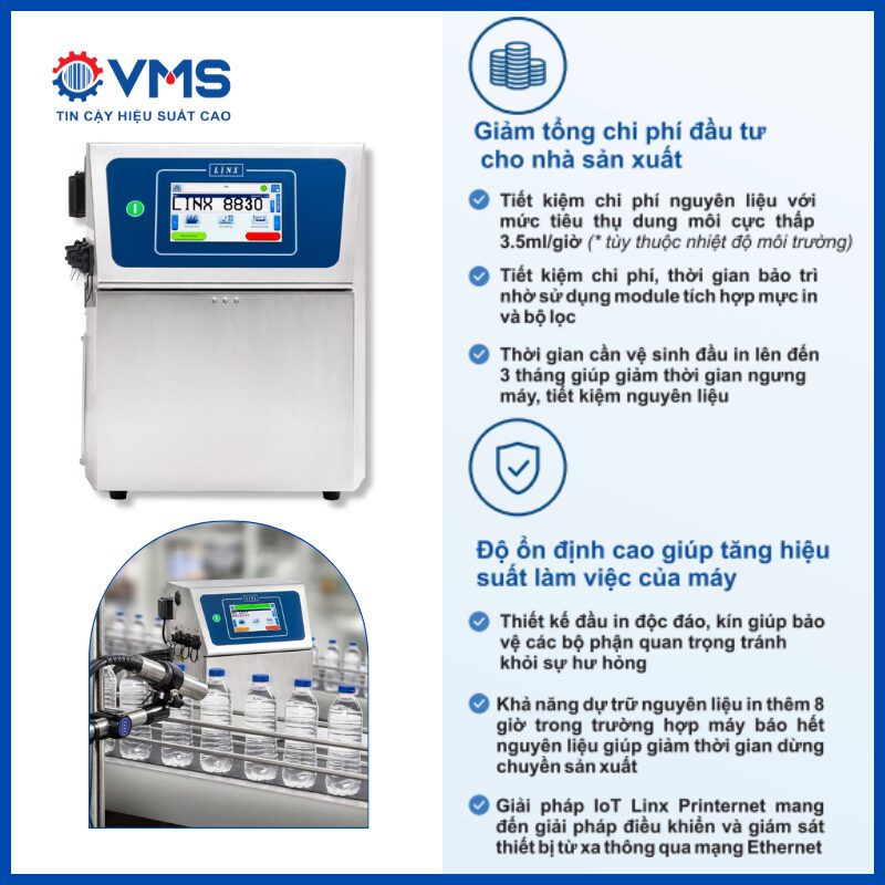 Máy in phun 8830 Linx