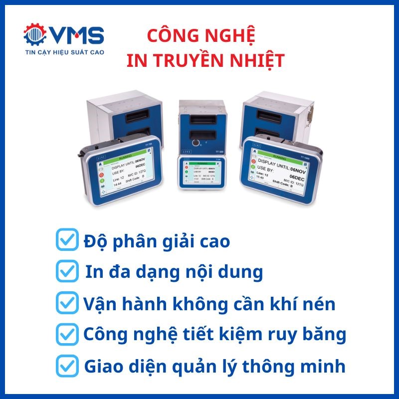 Đặc điểm công nghệ in truyền nhiệt Linx