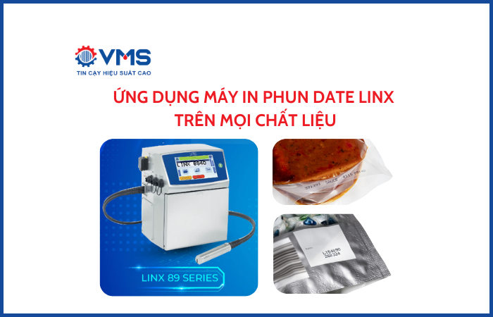 Ứng dụng máy in date Linx trên mọi chất liệu