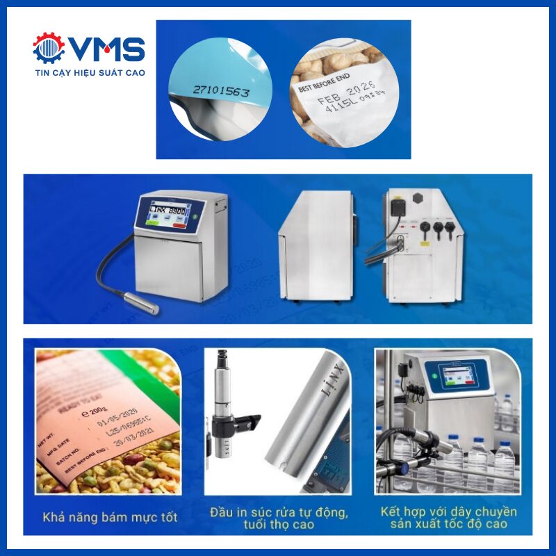 Ưu điểm nổi bật của máy in CIJ của Linx