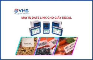 Máy in date Linx cho giấy decal, bao bì tem nhãn decal