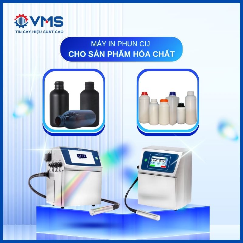 Máy in phun liên tục (CIJ) cho bao bì hóa chất