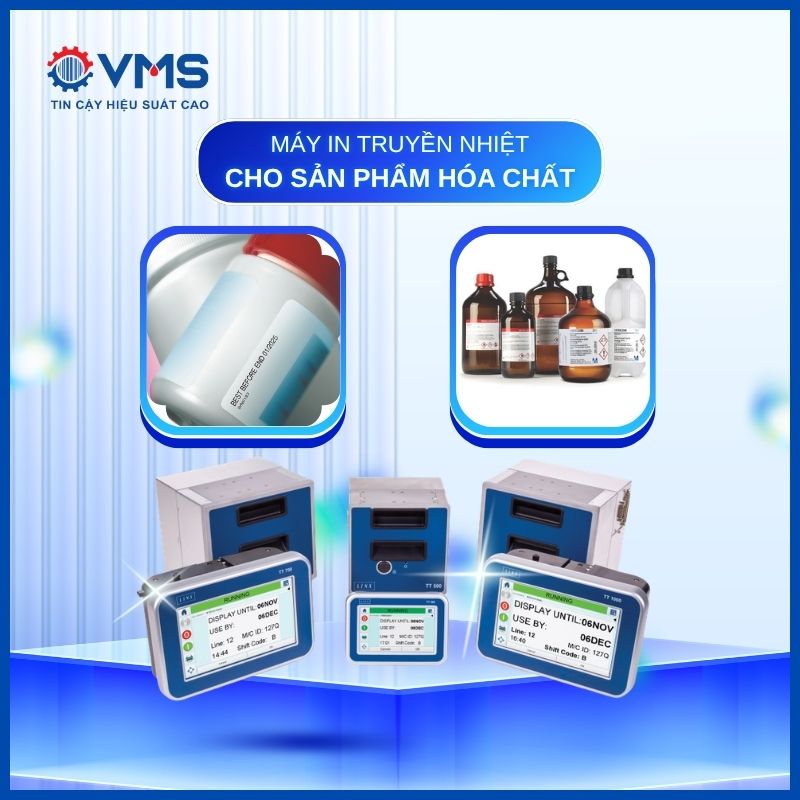 Máy in truyền nhiệt (TTO) cho sản phẩm hóa chất