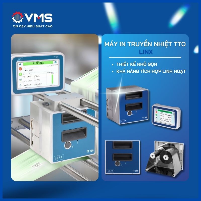 Thiết kế máy in TTO của Linx nhỏ gọn