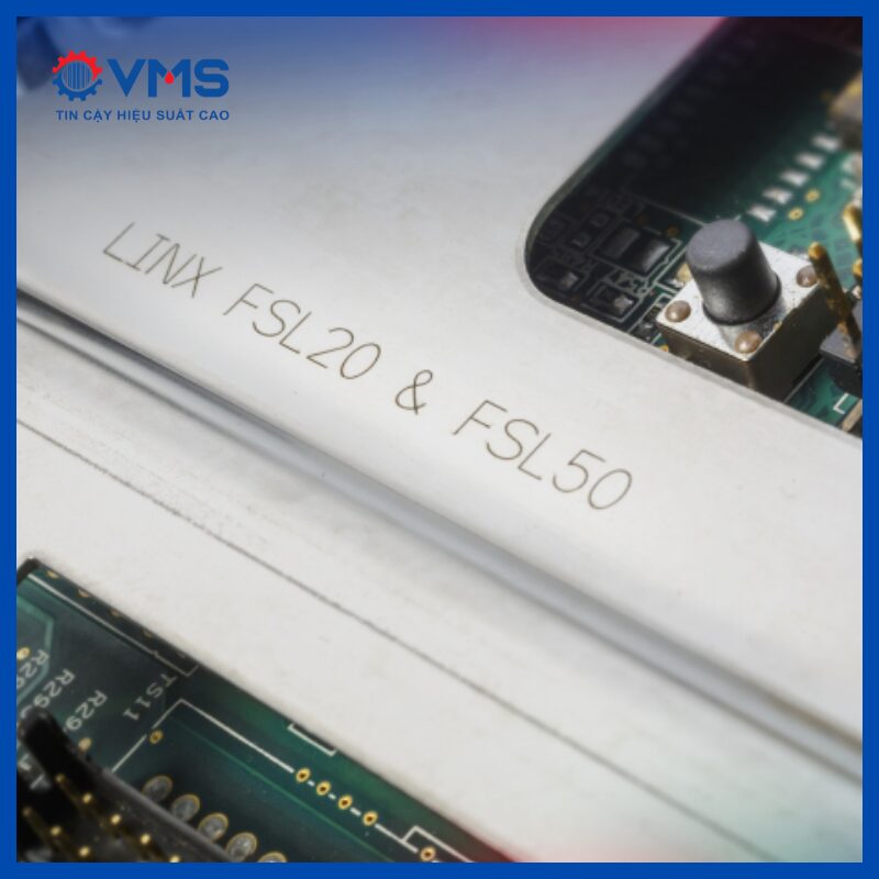 Bản in được tạo ra bởi máy khắc laser Linx