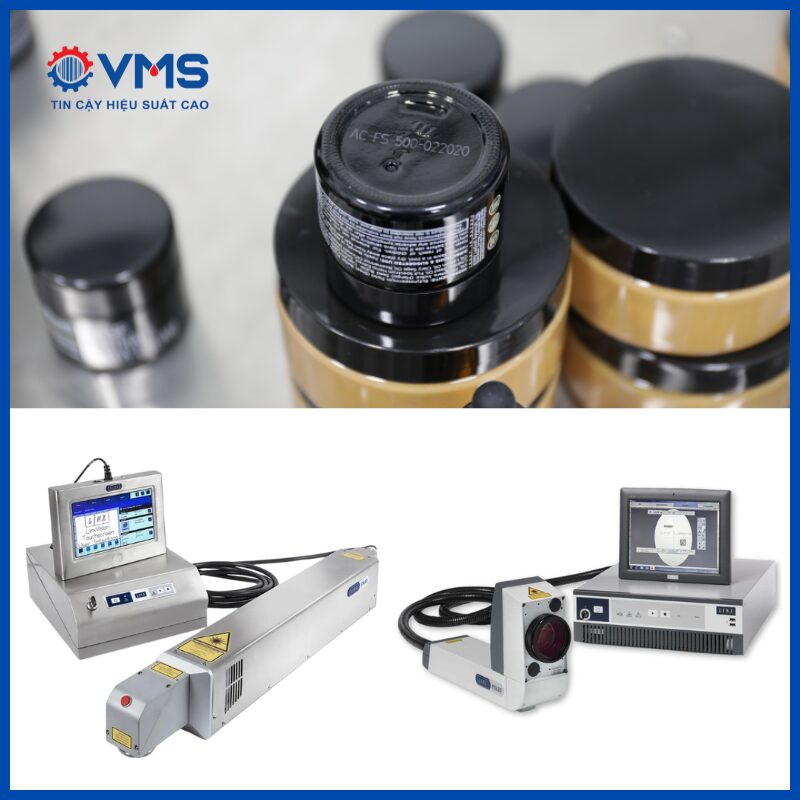 Máy khắc laser Linx in lên vỏ hộp