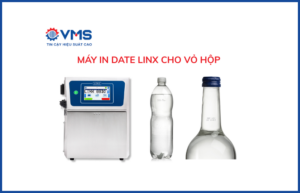 Máy in phun date Linx lên chai nhựa, thủy tinh
