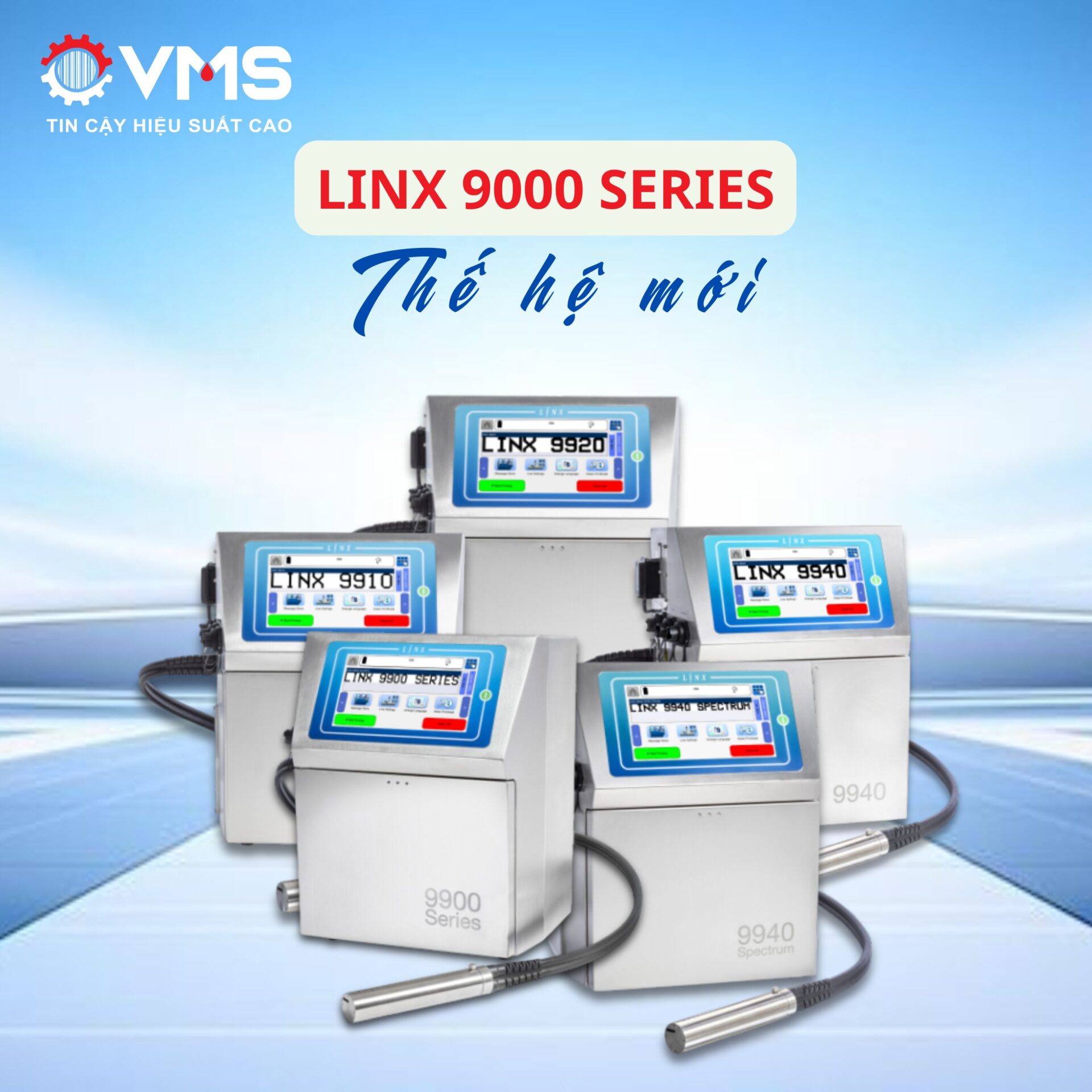 Các dòng máy in phun Linx 9000 series 