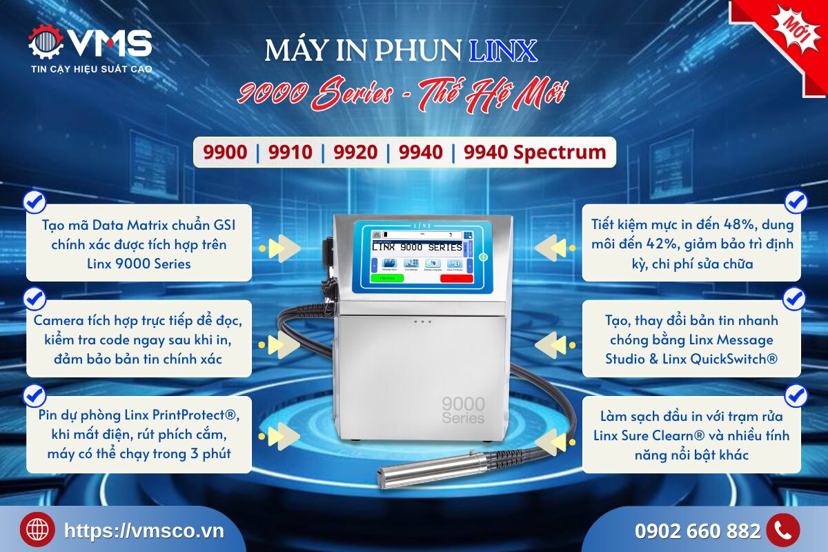 Linx 9000 Series thế hệ mới 